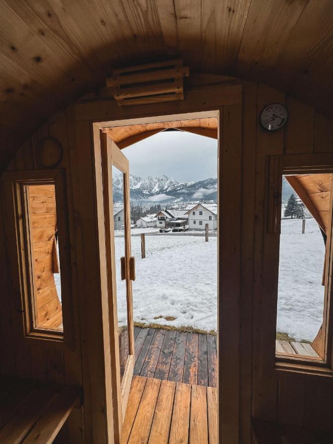Das Blockhaus Gosau Exterior foto
